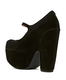 Women's Shoes, Jeffrey Campbell Stunner, Black Suede Mary Jane, Platform high heel