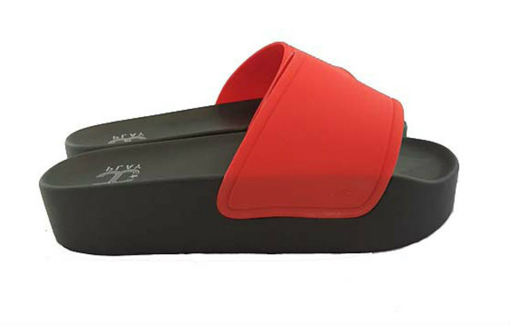 red platform slides