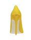 Women's Shoes, Jeffrey Campbell Dulce, Yellow neoprene stiletto pump, 4.25" heel