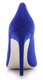 Women's Shoes, Jeffrey Campbell Dulce, Blue neoprene stiletto pump, 4.25" heel