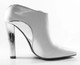 Women's Shoes, Jeffrey Campbell Marino, High Heel Bootie, Silver and White, pointed toe