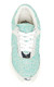 Women's shoes, Jeffrey Campbell Run Walk, Turquoise tweed athletic sneaker, mirror timing and rubber traction sole.