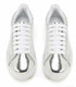 Top Pair View: Women's Shoes, Jeffrey Campbell Player, Silver Mirror upper, White Laces, White Sole