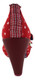 Women's Shoes, Irregular Choice high heel Mary Jane, Red polka dot wool, leather covered 4" heel, front gingham appliqu