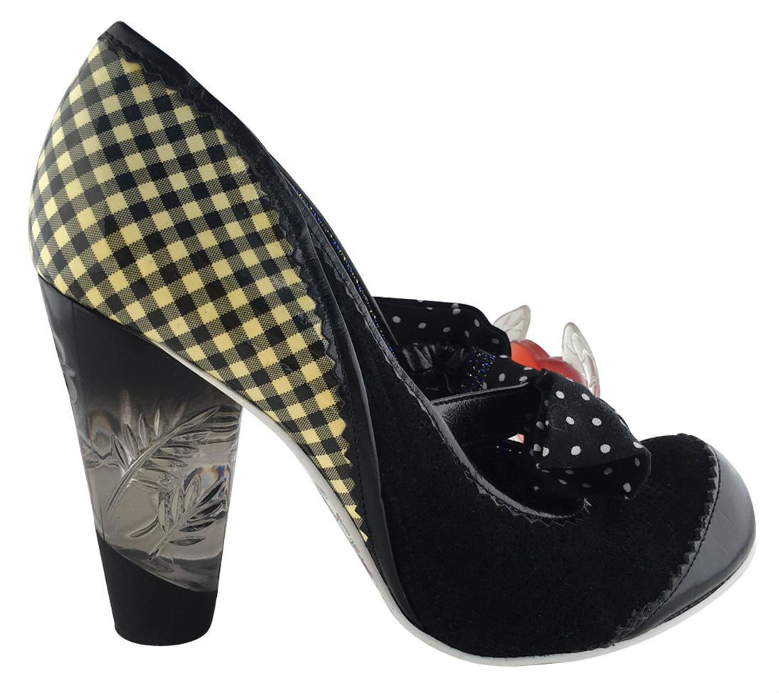 irregular choice black heels