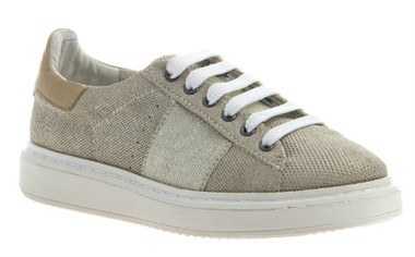 Quarter View. Women Shoes Online, Women's Shoes, Women's Sneakers. OTBT Normcore. Classic Sneaker with Suede and leather upper and versatile lace option. 1.38" heel height. Color: MidTaupe