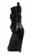 Back View: Women's Shoes, Women's Boot, Stiletto Boot with multi-buckled straps. Jeffrey Campbell Destroyer. 4" curved heel, patent leather upper. Size 10M