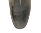 Toe View: Women's Shoes, Women's Boot, Jeffrey Campbell Jermaine. Two tone updated chelsea boot. 2.5" wood stacked heel. Color Black and Grey color block. Back Zipper. Size 7.