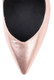 Top View: Women's Shoes, Women's Stiletto Pump, Jeffrey Campbell Plaza, Metallic Leather upper, 4.25" Heel, Color rose gold, Size 6
