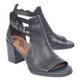 Pair View. Women Shoes, Women's Sandal, OTBT Metaphor, cut out bootie, Leather upper, 3" heel, Color black.