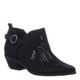 Quarter View. Women Shoes Online, Women's Shoes, Women's Boots. Madeline Girl Tranquile, 1.3" heel bootie, perforated leather. Black.