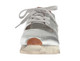 Front View. Women Shoes, Women's Sneakers, OTBT Star Dust, cut out Sneaker, 1" heel, Color Silver, Light Weight EVA outsole