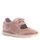Quarter View. Women Shoes, Women's Sneakers, OTBT Star Dust, cut out Sneaker, 1" heel, Color Blush (Pale Pink), Light Weight EVA outsole