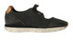 Side View. Women Shoes, Women's Sneakers, OTBT Star Dust, cut out Sneaker, 1" heel, Color Black, Light Weight EVA outsole
