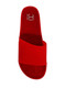 Top View: Women's Shoes, Women's Sandals, Jeffrey Campbell Follow Lo Slides, 1" platform, Color: Red Matte
