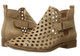 Pair View: Women's Shoes, Women's Bootie, Perforated leather, 1/2" heel, Musse & Cloud, Color: Taupe