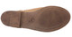 Bottom View:  Women's Shoes, Women's Flat Sandal, Musse and cloud Ciara, Leather, 1" heel, Color: Cue