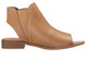 Side View:  Women's Shoes, Women's Flat Sandal, Musse and cloud Ciara, Leather, 1" heel, Color: Cue