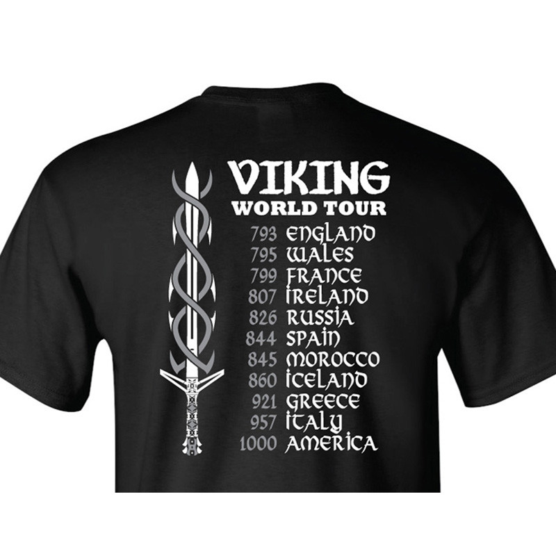 Viking World Tour T-Shirt - Black 