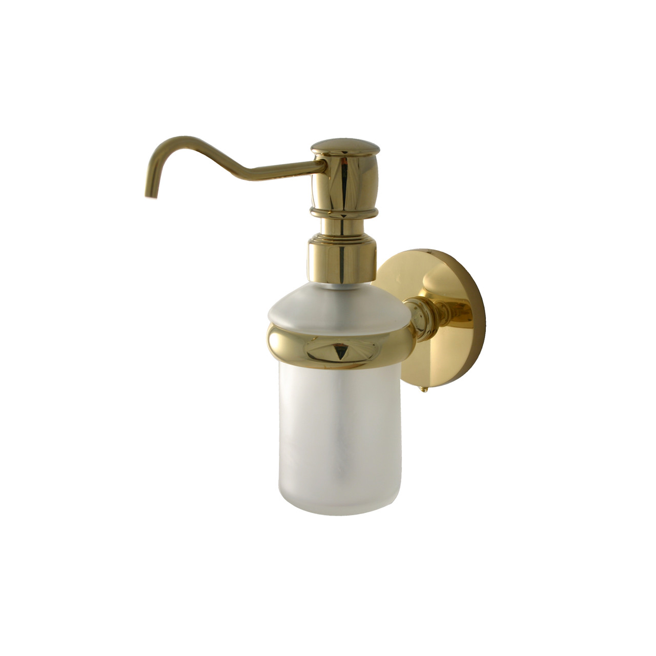 Allied Brass P1060PB Wall Mounted Soap Dispenser, Polished Brass