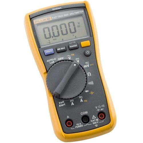 Fluke FLU117 117 Digital LCD Display Multimeter with Test Lead Set and
