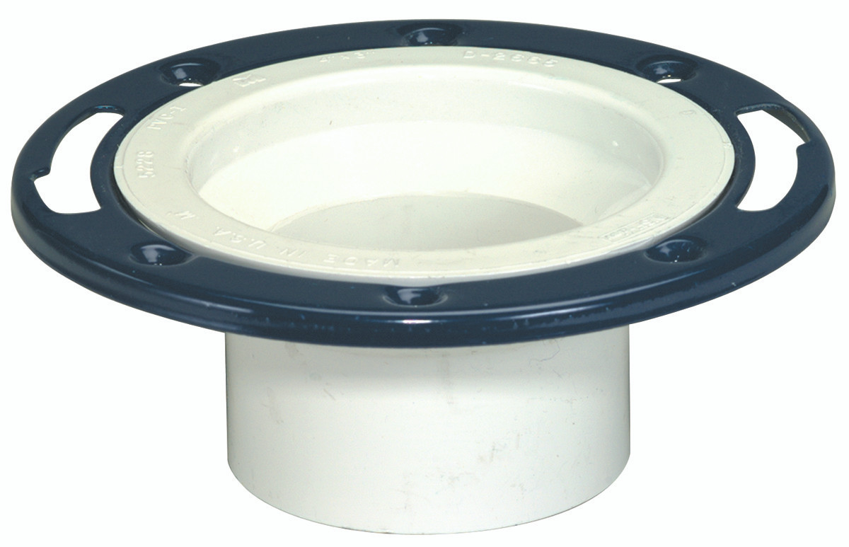 Mueller Industries 94611 DWV PVC CLOSET FLANGE WITH METAL RING