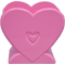 Viz Floral Standing Heart 5" x 3.25" X 5" Pink