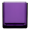 All Floral Plastic Cube 4" Purple