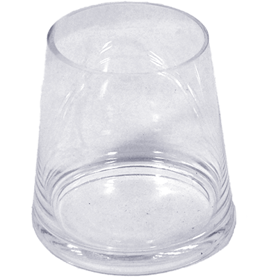Glass Tapered Cylinder 3 1 8 X4 1 4 X4 1 2 24 Per Case All