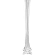 Viz Floral Glass Eiffel Tower Vases 1.5" x 1.5" x 20