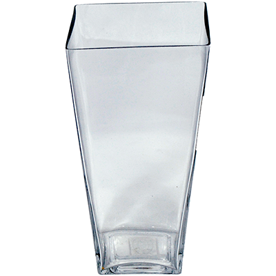 Glass Tapered Vase 4 X 4 X 8 12 Per Case All Floral Supplies