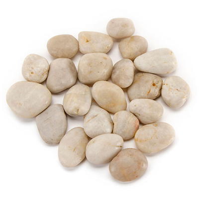 Viz Floral White River Rocks 1cm - 2cm