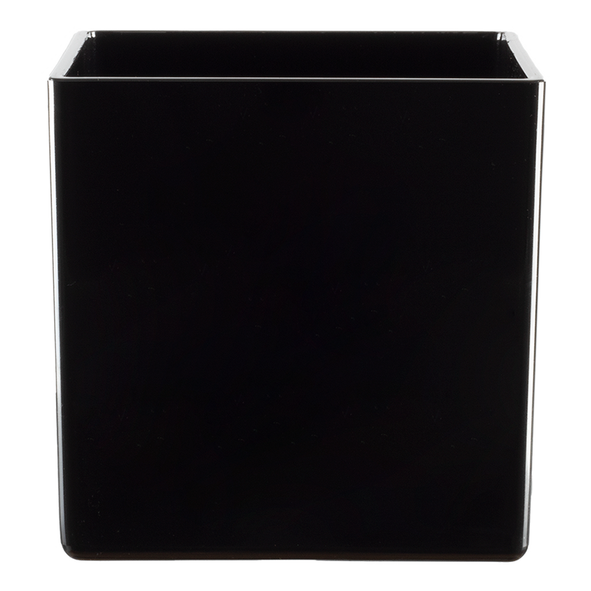 White Plastic Acrylic Cube, 6 x 6 x 6 - Fisch Floral Supply