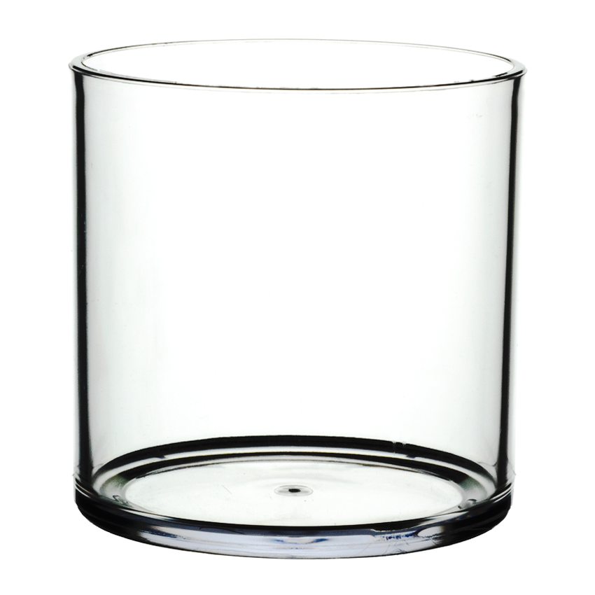 Plastic Cylinder Vase 6"x 6" Clear (4 Per Case) All Floral Supplies