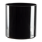 All Floral Plastic Cylinder 4"  Black