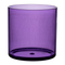 All Floral Plastic Cylinder 4"  Purple
