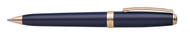 Sheaffer Prelude Ball Pen, Blue Rose Gold Trim