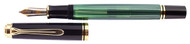 Pelikan M600 Black and Green Fountain Pen