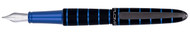Diplomat Elox Ring Black/Blue Fountain Pen