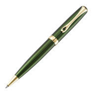 Diplomat Excellence A2  Evergreen, Gold Trim Ballpoint Pen