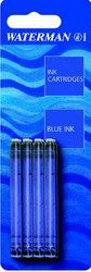 Waterman Blue Fountain Pen Cartridges (Pkt of 8)