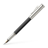 Classic Ebony Wood & Platinum Fountain Pen