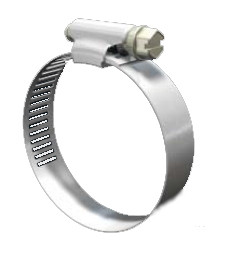 Pack of 4 Stainless Steel Hose Clamp Worm-Drive SAE Size 8, 1//2 to 7//8