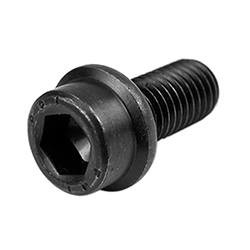 M6 1 00 X 25 Mm Class 100 Flange Socket Head Cap Screws Plain 500 Bulk Pkg Aft Fasteners