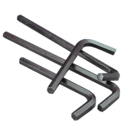 5//64/" Hex Key Short Arm Alloy Steel 6150 Black Oxide