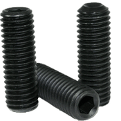 Coarse Thread 1//4-20 x 1 Hex Socket, Set Screws 1//4 inch Grub//Blind//Allen//Headless Screw Length: 1 inch Quantity: 25 Oval Point Alloy Steel