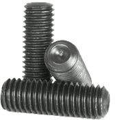 Length: 1 inch Black Oxide Oval Point Coarse Thread Alloy Steel 5//16 inch Grub//Blind//Allen//Headless Screw Quantity: 100 5//16-18 x 1 Hex Socket Socket Set Screw