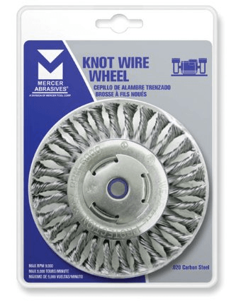 2-3//4 x Carbon Steel For Angle Grinders 5//8-11, M10 x 1.25, M10 x 1.5 Mercer Industries 189010 Knot Cup Brush