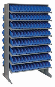 Steel Shelving with 192 Shelf Bins - 12 x 3 x 4 (VQPRD-100)