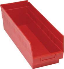 VQSB204 - Plastic Parts bins - 18x7x6 - Red